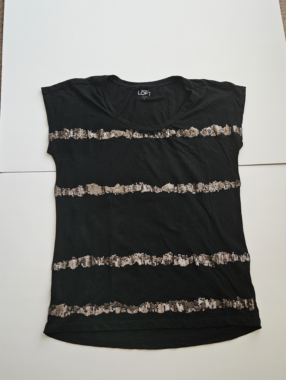 Ann Taylor Loft Sequin Shirt